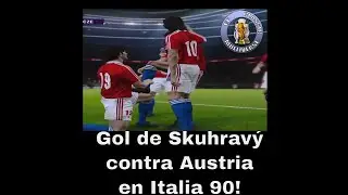 Gol de Skuhravý contra Austria en Italia 90! · Efootball PES 2021 Gameplay Retro