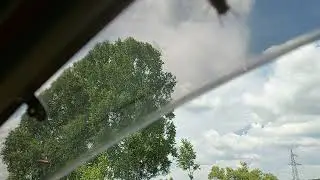 На перегоне, пробка.