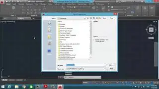 start a drawing with APPLLICATION MENU