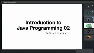 Introduction to Java 02 || #javaprogramming