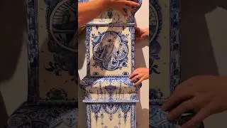 Royaldelft. Delftporzellan. jilia vintage. фантастические фарфоровые часы. барахолка