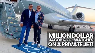 Jacob shows me watches worth MILLIONS on a private jet!