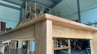 White Oak Table Build / Simple Design Woodworking