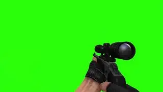 M9K - Thompson Contender G2 Sniper Rifle in First Person [GREEN SCREEN]