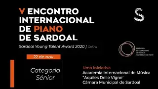 Sardoal Young Talent Award 2020, SÉNIOR (Parte 4/4)