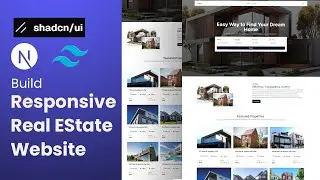 Build Responsive Real E-State Website using NextJs, Shadcn/UI and Tailwind CSS
