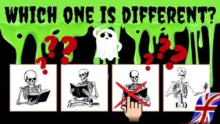 Halloween odd one out , Cambridge English classroom activity.