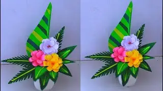 how to make artificial flower for Home decoration /flower making / flower bouquet