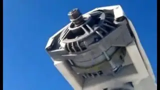 Ветряк из автогенератора The windmill of the Alternator