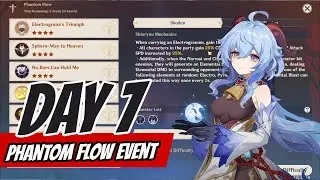 Phantom Flow Event Day 7 Ganyu in Morgana team | Genshin Impact