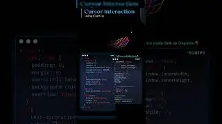 🖱️ Create Interactive Cursor Effects with Canvas! 🎨✨ || 