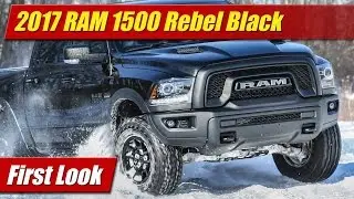 2017 RAM 1500 Rebel Black: First Look