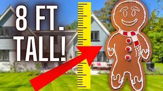 8' DIY GINGERBREAD MAN 🤯 DIY OUTDOOR CHRISTMAS DECOR 2023