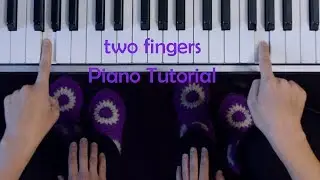 Lullaby of Woe - Ashley Serena / two fingers EASY piano tutorial