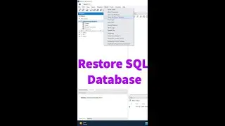 How to Restore sql database in mysql workbench#shorts