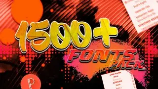 1500+ fonts pack | font pack for Android,pc,ios | kush editz | latest fonts pack