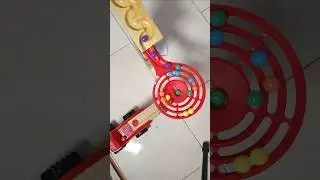 The marble run race is interesting and going well! 🏁🏆 #MarbleRunRace #FunTimes
