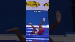 Her second Vault got a 0 because she was too injured to perform😢 
