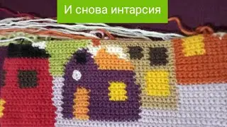 Интарсия крючком.Начало работы над шапочкой.