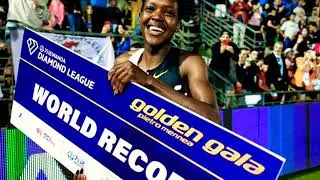 Kenyan #faithkipyegon breaks record for #1500mtr  in #florence  #diamondleague  🎉🎉🎉