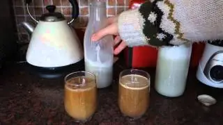 Hemp milk de-curdling experiment 2, Partial success