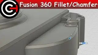 Using Fillet and Chamfer - Fusion 360 Tutorial #3