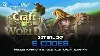 CRAFT THE WORLD Cheats: Freeze Portal-Time, Godmode, Max Items, ... | Trainer by MegaDev