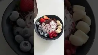 Make yogurt bowl with me #yogurt #asmr #food #asmrfood #foodsounds #healthyfood #foodie #shorts