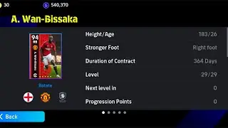How To Train Wan-Bissaka in eFootball 2024