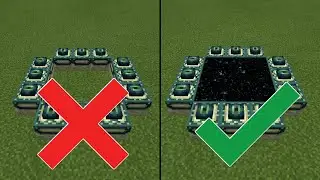 How to correctly build portal in Ender - Minecraft 🔥