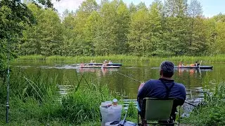 Рыбалка с Ночевкой на Лесной Реке. Ловля на Фидер и Донки. Рыбалка на Фидер. Подлещик на Друти.