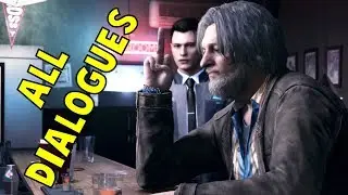 Connor Meets Hank - All Dialogues - Detroit Become Human HD PS4 Pro
