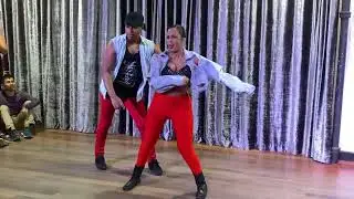 Rihiniel & Sabrina (Merengue) at the Bachata Invasion Social on March 19 2022
