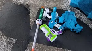 Let me show you my collection of water guns# play with a very new thing# water guns# my toy sharing