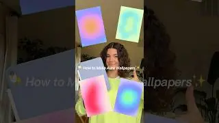 How to make aura wallpapers with your iPad #ipad #ipadwallpaper #procreate #procreatetutorial