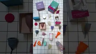 The Most Unique (Good and Bad) Menstrual Cups I Own | I ran out of time to cover them all 