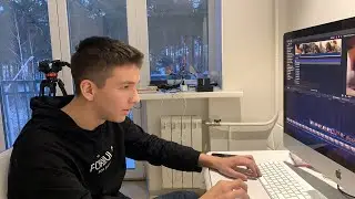 Делаем монтаж нового фильма про попугая
