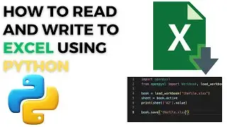 How to read and write to excel sheets using Python