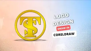 How to Draw TS Logo in Coreldraw