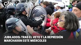 JUBILADOS: tras el VETO y la REPRESIÓN MARCHARÁN este MIÉRCOLES