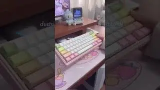 🍑 unboxing a pretty pink keyboard 