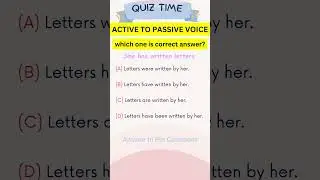 Test Your Skills: Active and Passive Voice Quiz with Answers