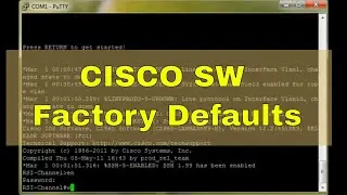 Cisco Switch 2950/2960 Reset to Factory Defaults