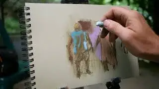 Рисование по памяти. Масляная пастель.