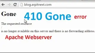 410 Gone: The requested resource is no longer available on the server. No Forwarding Address