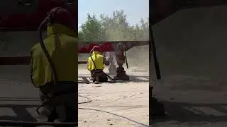 Пескоструйная обработка рамы