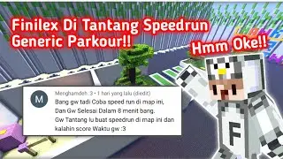 Finilex Ditantang Speedrun Generic Parkour Sama Subscriber!! - Minecraft Bedrock Edition