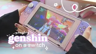 ✨ trying genshin impact on a modded nintendo switch | experimenting with lineageOS + remote play ✦