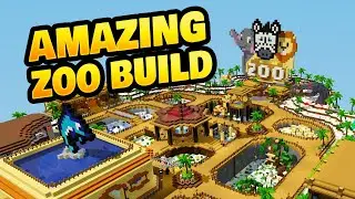 AMAZING ZOO BUILD in Roblox Islands