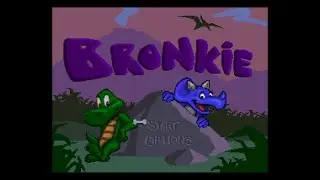 SNES Bronkie the Bronchiasaurus gameplay overview (no commentary)